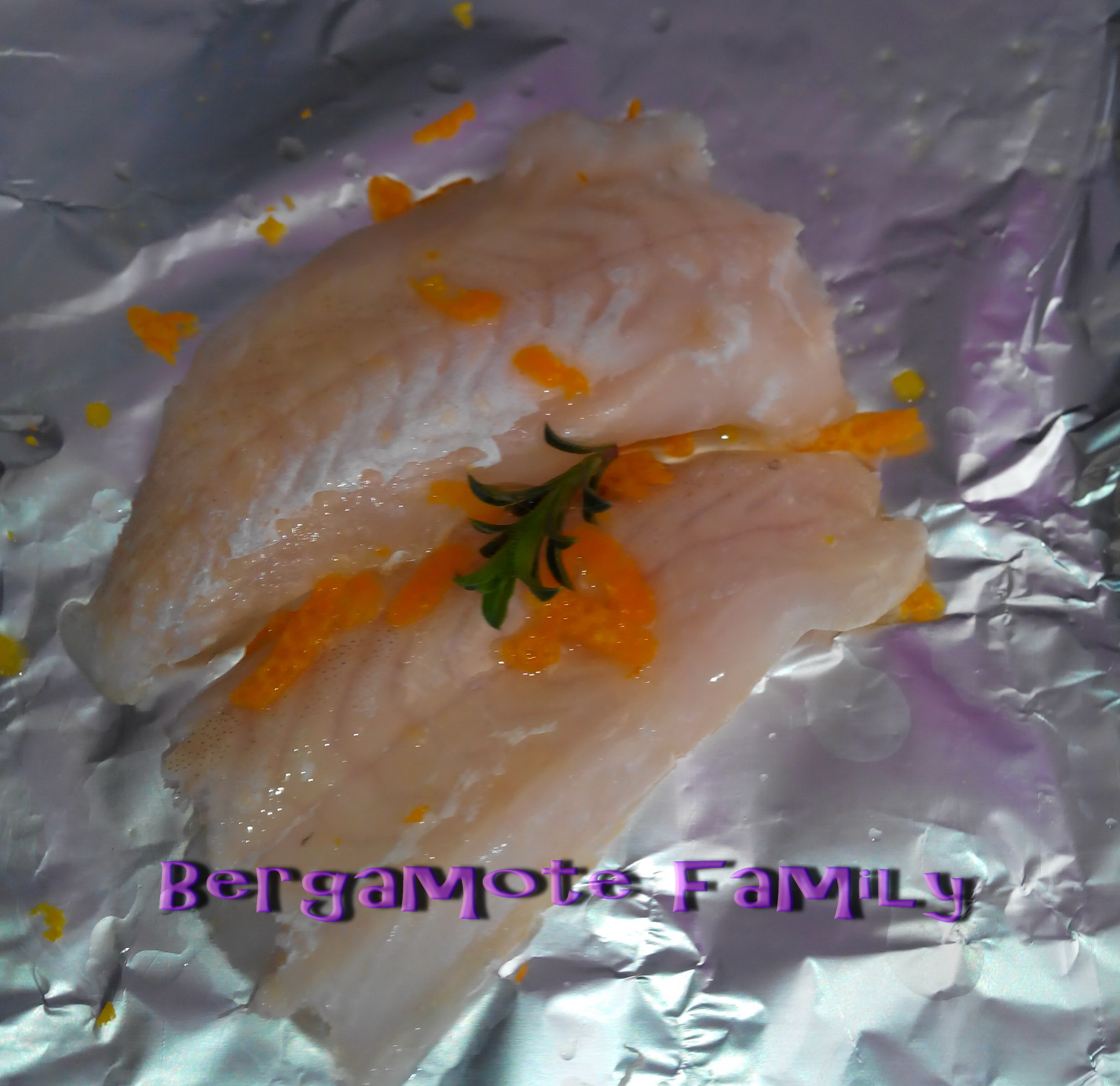 orange orangé papillotte