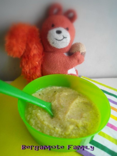 fondue courgette laitue semoule orge veau