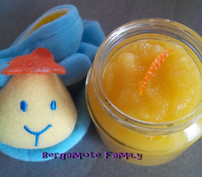 pomme jus zeste clémentine vanille