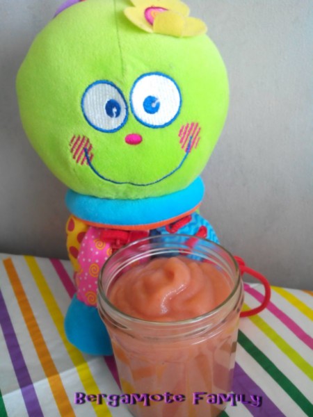 compote pomme fraise sucre vanillé