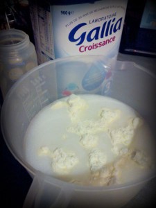 Réalisation yaourt au lait de croissance
