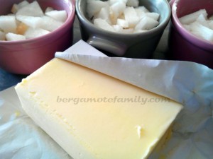 Crumble nashi - préparation