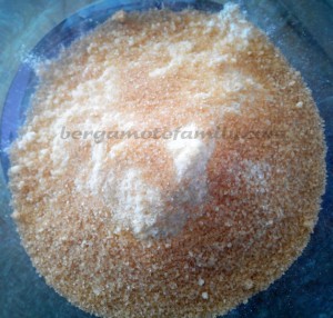 Crumble nashi - sablage