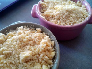 crumble nashi - prêts à cuire