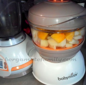 cuisson compote kaki poire au nutribaby