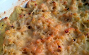 gratin chou fleur et pâtes - bergamote family