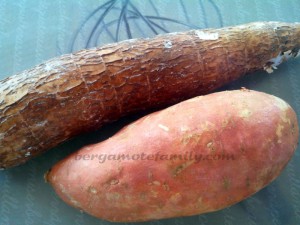 manioc et patate douce - bergamote family