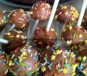 Recyclage de gâteau au chocolat en pop cakes pop cakes bergamote family