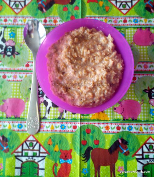 porridge bébé miel cannelle - bergamote family (2)