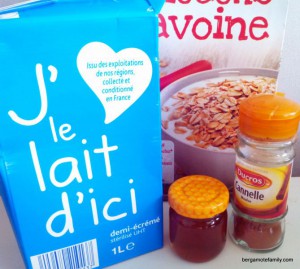 porridge bébé miel cannelle - bergamote family