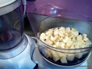 Jambon et sa purée de patate douce blanche, courgette et pointe de curry - bergamote family (2)