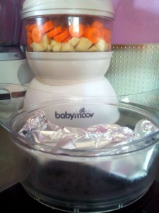 papilotte poisson purée carotte curry - bergamote family