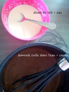 semoule lait infantile cacao - bergamote family