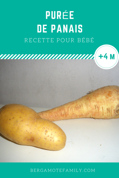Puree De Panais Pour Bebe Des 4 Mois Bergamote Family