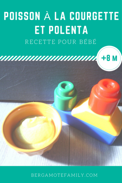 Poisson A La Courgette Et Polenta Bebe 8 Mois Bergamote Family