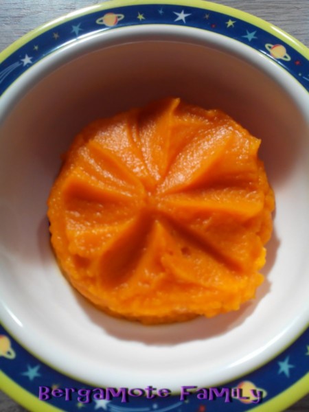 purée patate douce carotte