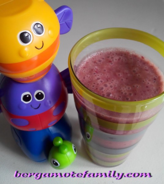 Milk-shake bébé à la cerise