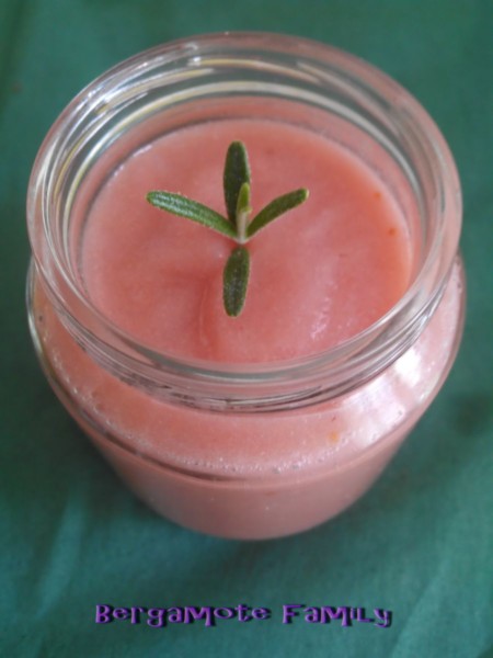 Compote De Fraise Poire Romarin Des 8 Mois Bergamote Family