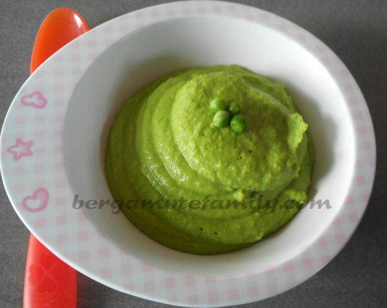 Puree Mousseuse De Petits Pois 12 Mois Bergamote Family
