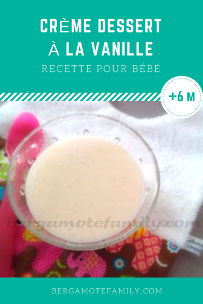 Creme Dessert A La Vanille Pour Tous Bergamote Family