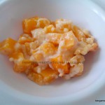gratin rutabaga, portion