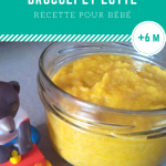 purée carotte brocoli lotte bébé – bergamote family