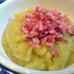 Jambon et sa purée de patate douce blanche, courgette et pointe de curry – bergamote family (8)