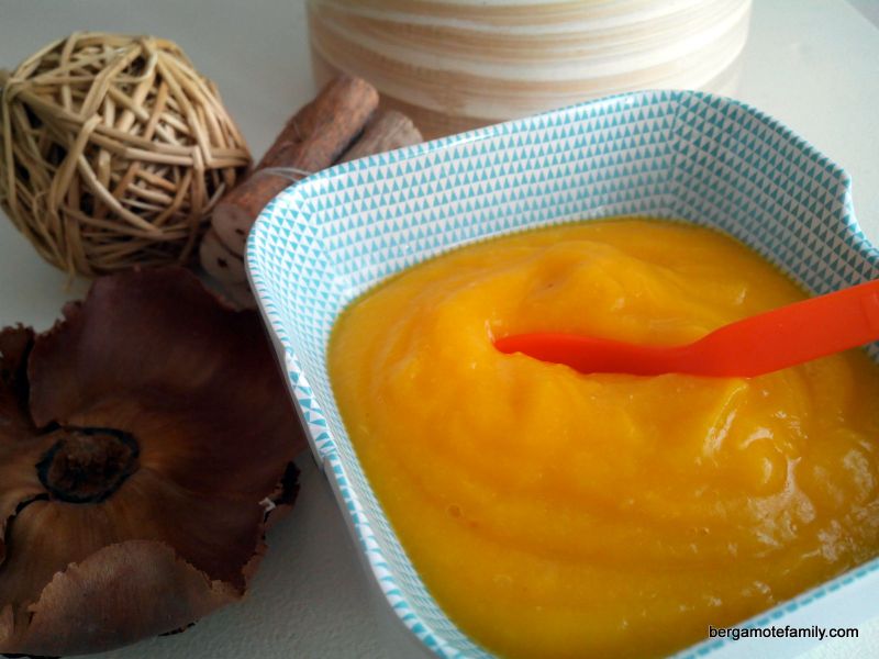 Puree De Potiron Au Curry Des 8 Mois Bergamote Family