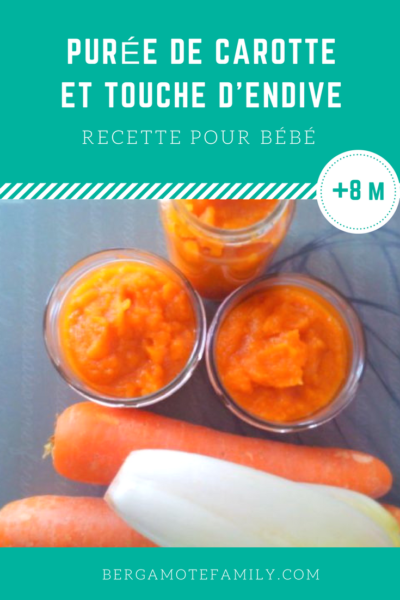 Bebe Sa Puree De Carotte Et Touche D Endive Bergamote Family