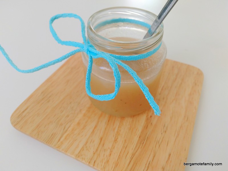 Compote de pomme vanille pour bébé