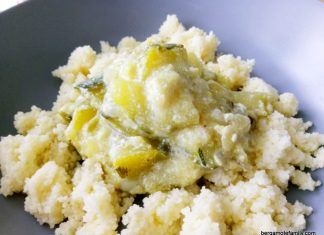 Curry de courgette au lait de coco pour bébé