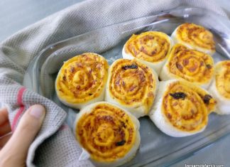 Pizza rolls au chou kale à partager en famille !