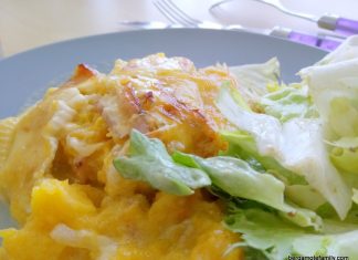 Gratin de potiron, façon tartiflette