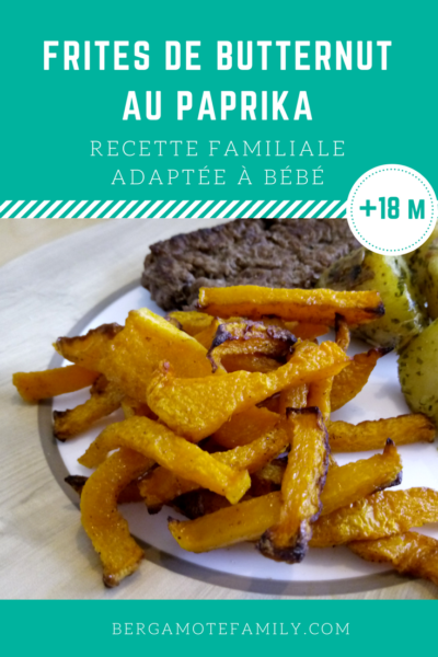 Frites De Butternut Au Paprika Bergamote Family
