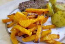 Frites de butternut au paprika