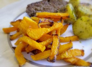 Frites de butternut au paprika