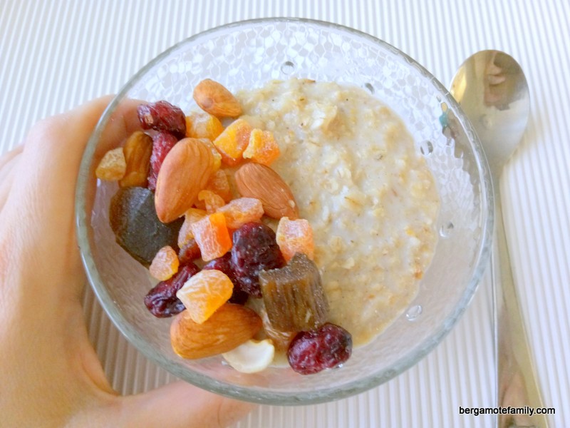 Porridge aux flocons d