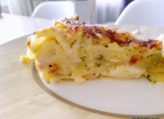 Lasagnes aux brocolis et chèvre