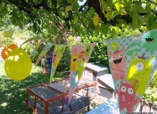 Une fête d’anniversaire pour petits monstres