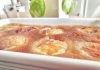 Gratin de pêches à la cannelle