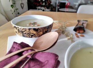 Velouté de chou blanc aux amandes