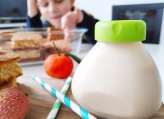 Yaourts à boire maison, saveur vanille