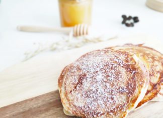 Pancakes gourmands, peu sucrés ! pancakes gourmands