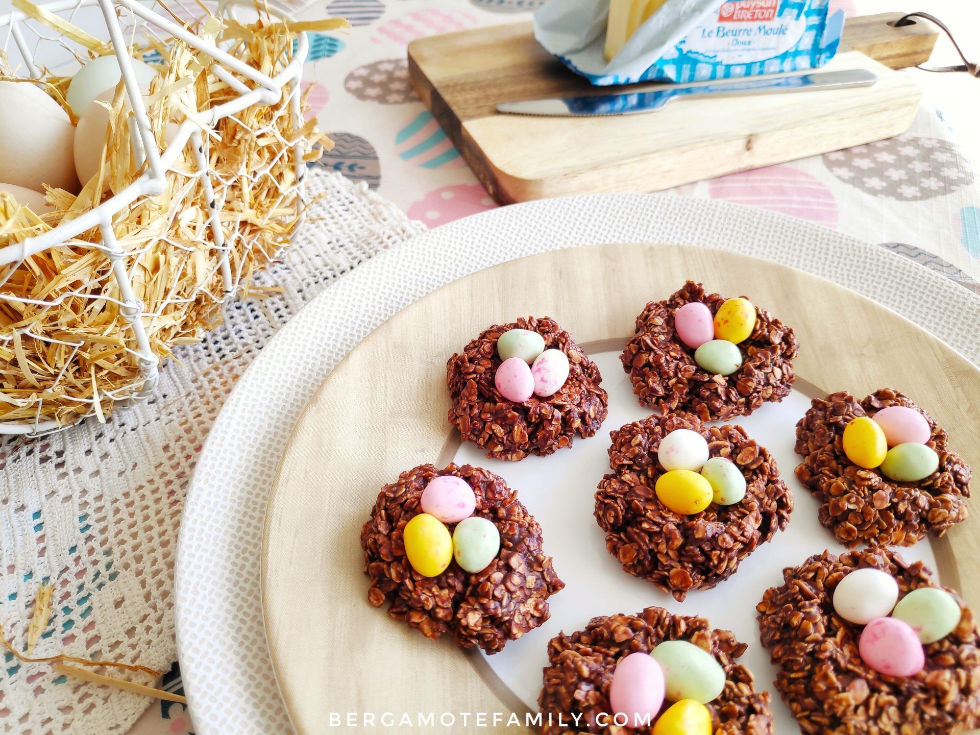 Nids de Pâques, faciles à faire par les enfants - Bergamote & Family