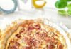 Tarte salée aux poires, chèvre et noix