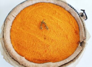 Tarte à la carotte et cumin