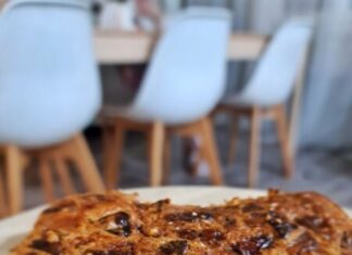 Clafoutis potimarron et bleu d’Auvergne ~ AirFryer